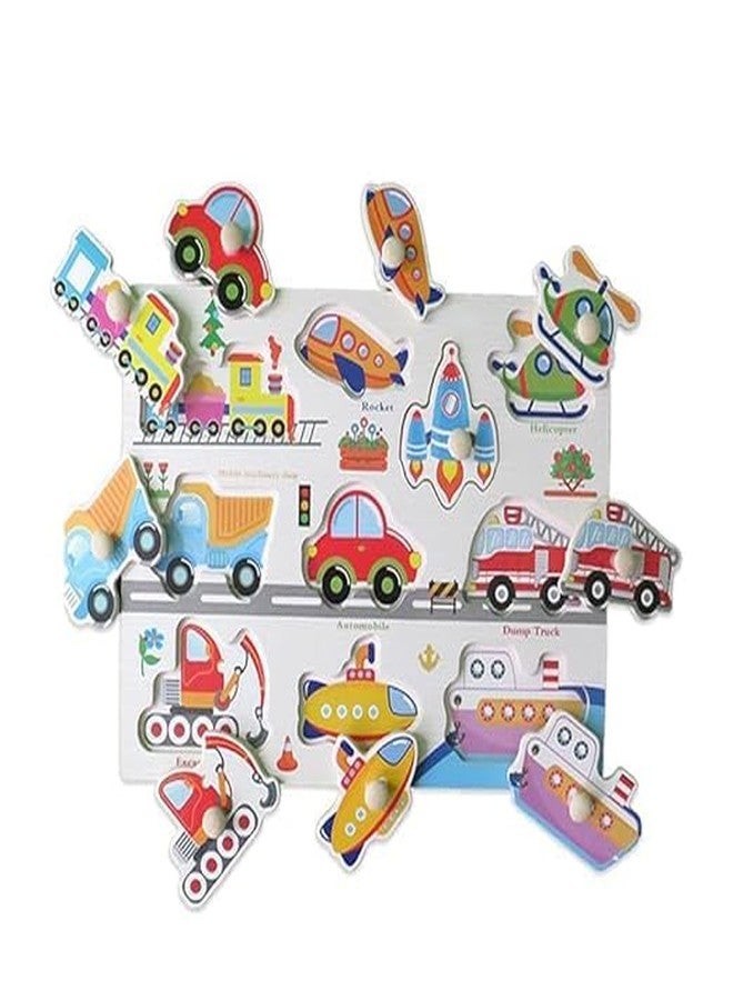 NEKSTY Wooden 26 Pieces Uppercase Alphabet Pegged Knob Toy - Image 3